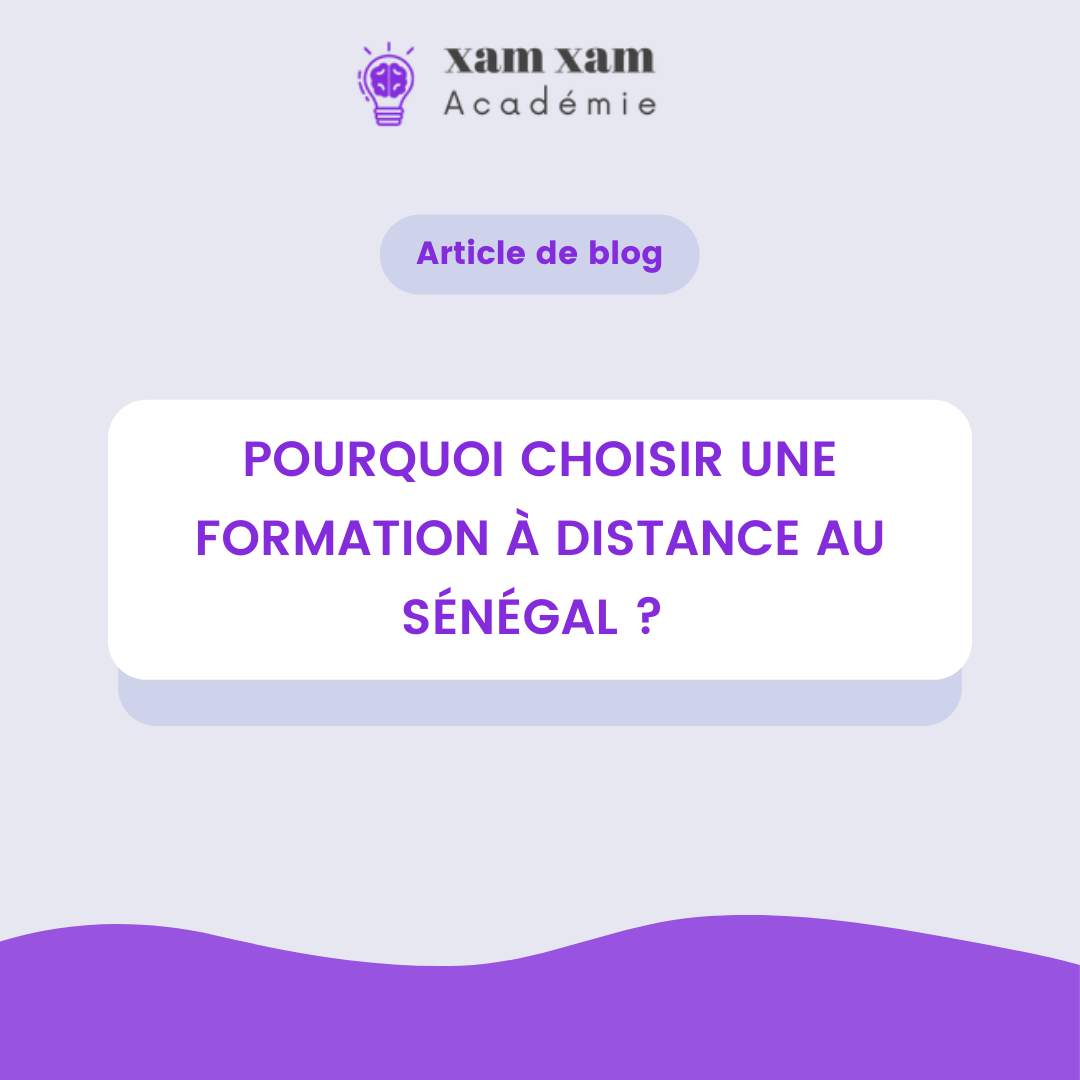 Pourquoi choisir une formation à distance au Sénégal ?