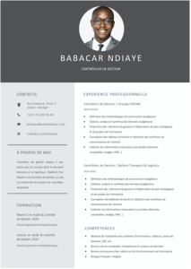 CV pour reconversion professionnelle Sénégal