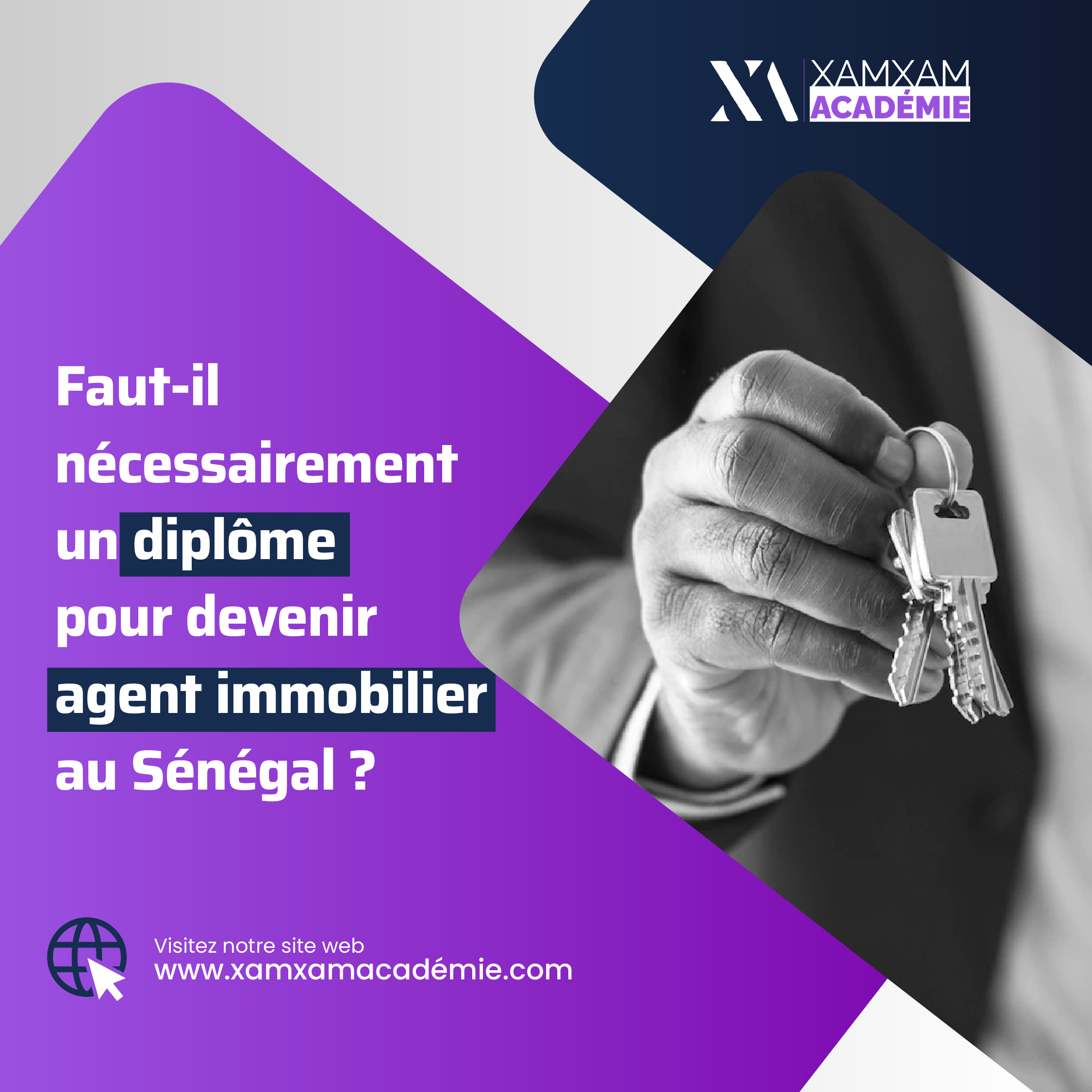 Faut-il nécessairement un diplôme pour devenir agent immobilier au Sénégal ?